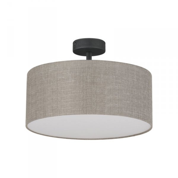 TK LIGHTING RONDO LINEN 6247 LAMPA SUFITOWA PLAFON LNIANY ABAŻUR 40CM EKO NATURAL