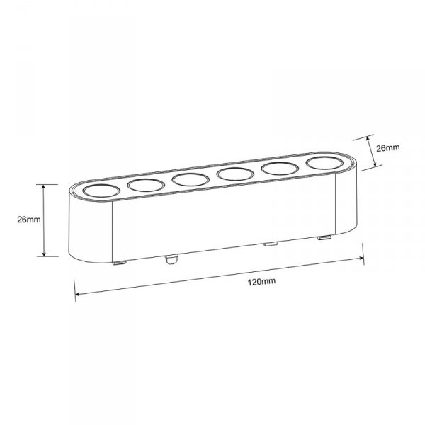 Reflektor Magnetic Slim Zing 6W LED 3000K biały
