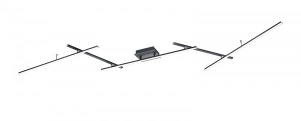 	LAMPA SUFITOWA LED NOWOCZESNA ROZŁOŻYSTA REGULOWANA DO DŁUGIEGO POKOJU SALONU ARVIN 628410532 TRIO