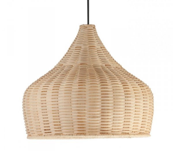 LAMPA WISZĄCA NATURAL EKO RATTANOWA DO SALONU JADALNI KUCHNI W STYLU BOHO  LUCES EXCLUSIVAS PALMAS LE42136