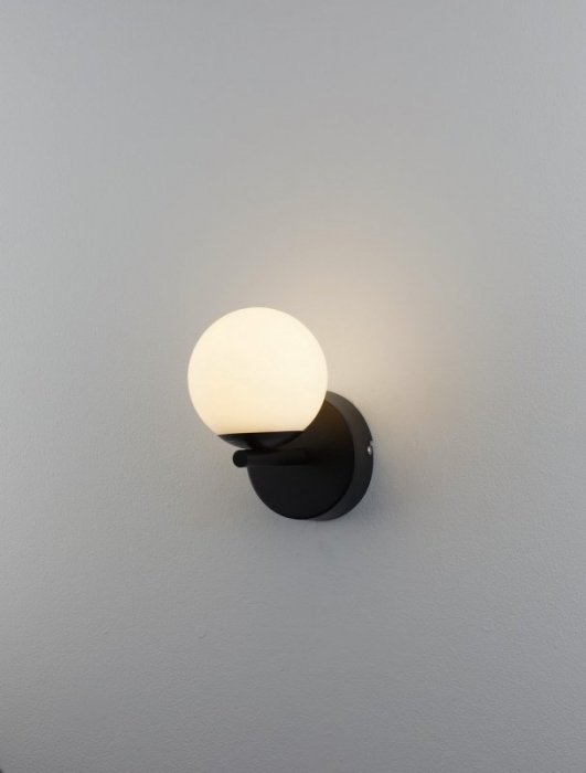 LAMPA NOWOCZESNA KULA BIAŁA SZKLANA LUCES EXCLUSIVAS ABALA LE43310