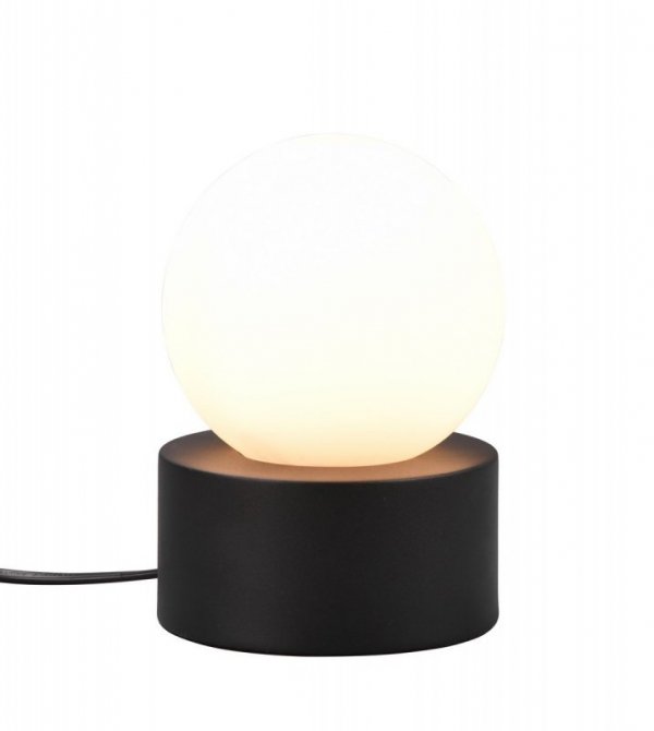 LAMPKA NOCNA STOŁOWA KULA BIAŁA SZKLANA DOTYKOWA  RLCOUNTESS R59051032 REALITY LEUCHTEN