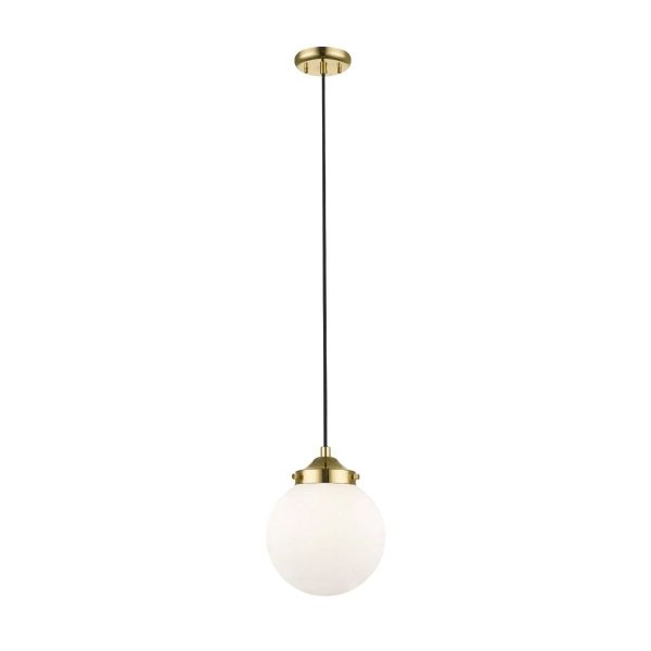 ZUMA LINE LAMPA SZKLANA KULA ZŁOTA P0454-01D-F7AA RIANO