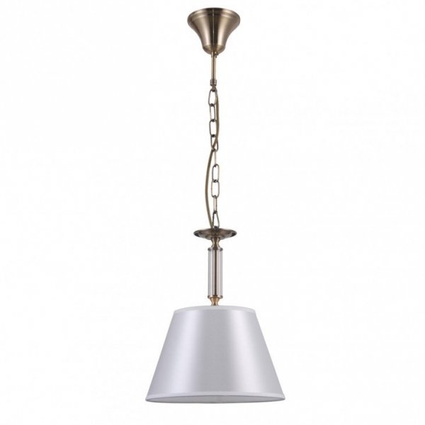 ITALUX SOLANA PND-28366-1 LAMPA KLASYCZNA BIAŁY ABAŻUR DO SALONU, KUCHNI