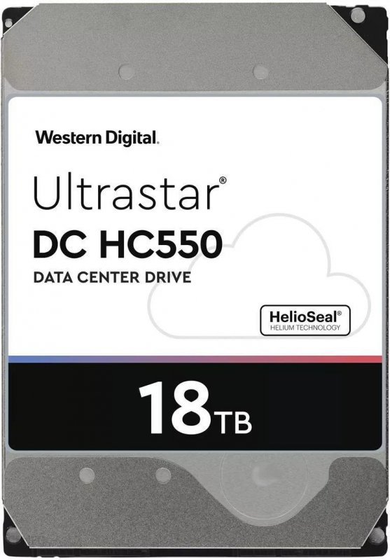 Dysk Western Digital Ultrastar DC HC550 He18 18TB 3,5&quot; 7200 512MB SATA III 512e SE WUH721818ALE6L4