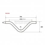 10.315 Hak kontenera d=50 R=75 L=790