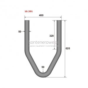 10.391 Lifting bar d=50 R=50 L=400