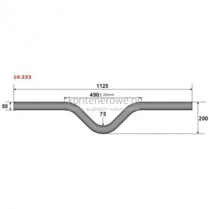 10.333 Hak kontenera d=50 R=75 L=1125