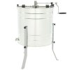 4-frame diagonal manual honey extractor, Ø600, universal basket, with a stainless valve - MINIMA