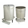 Wax melter based on settler 100l with a perforated basket + free gas stool