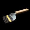 Stainless steel uncapping fork - straight needles