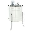4-frame diagonal electric honey extractor 230V, Ø600, universal basket, with a stainless valve - MINIMA