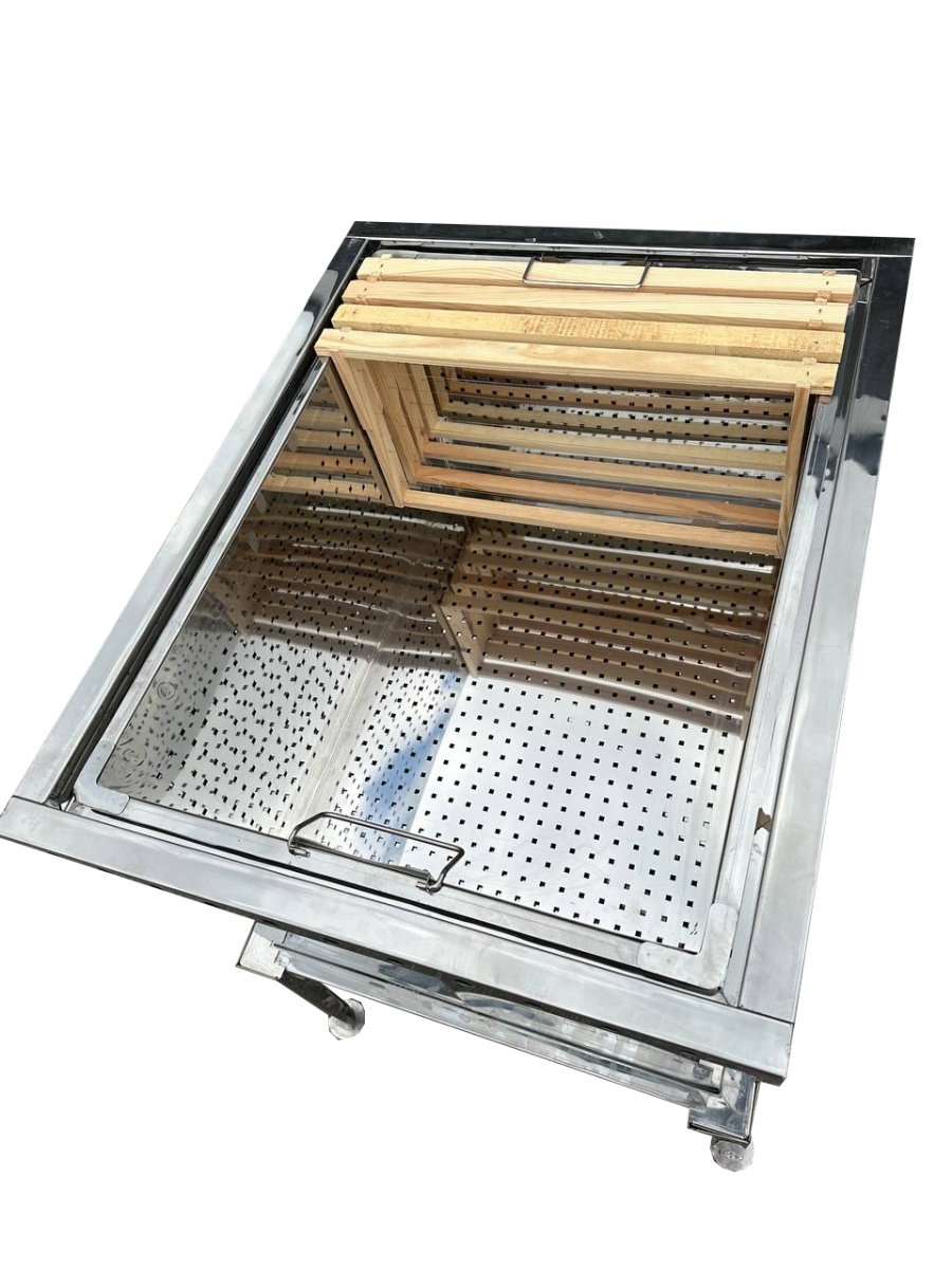 Steam wax melter, 15/22 frames (Wielkopolska 360 mm), stainless steel nuotrauka 3