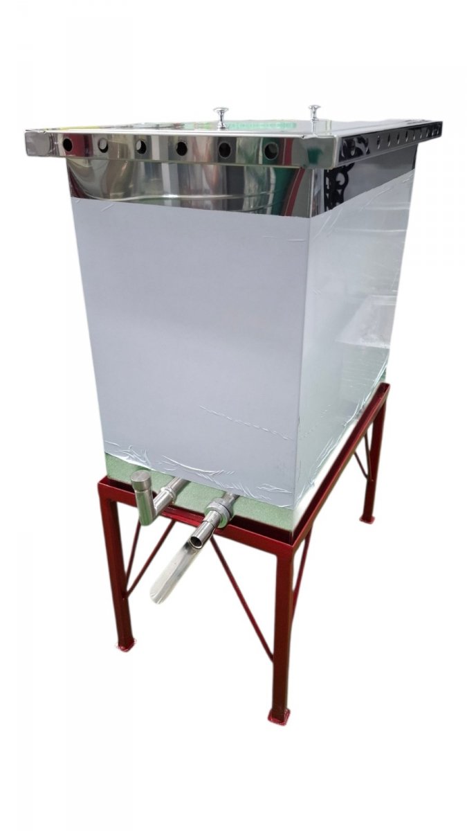 Steam wax melter, 6/8 frames (brood), stainless steel nuotrauka 5