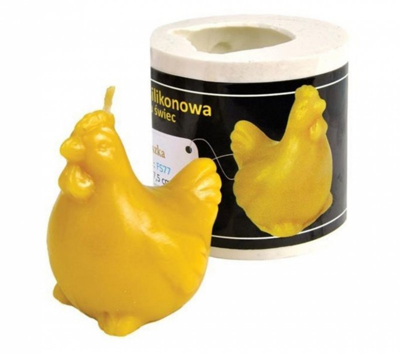 Silicone mould - hen - height 7.5 cm