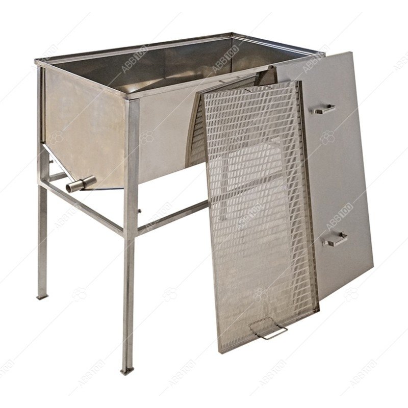 Steam melter based on an uncapping table for 27/38 dadant frames