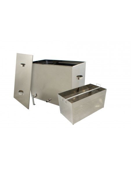 Wax melter (stainless, large) + gas burner for free