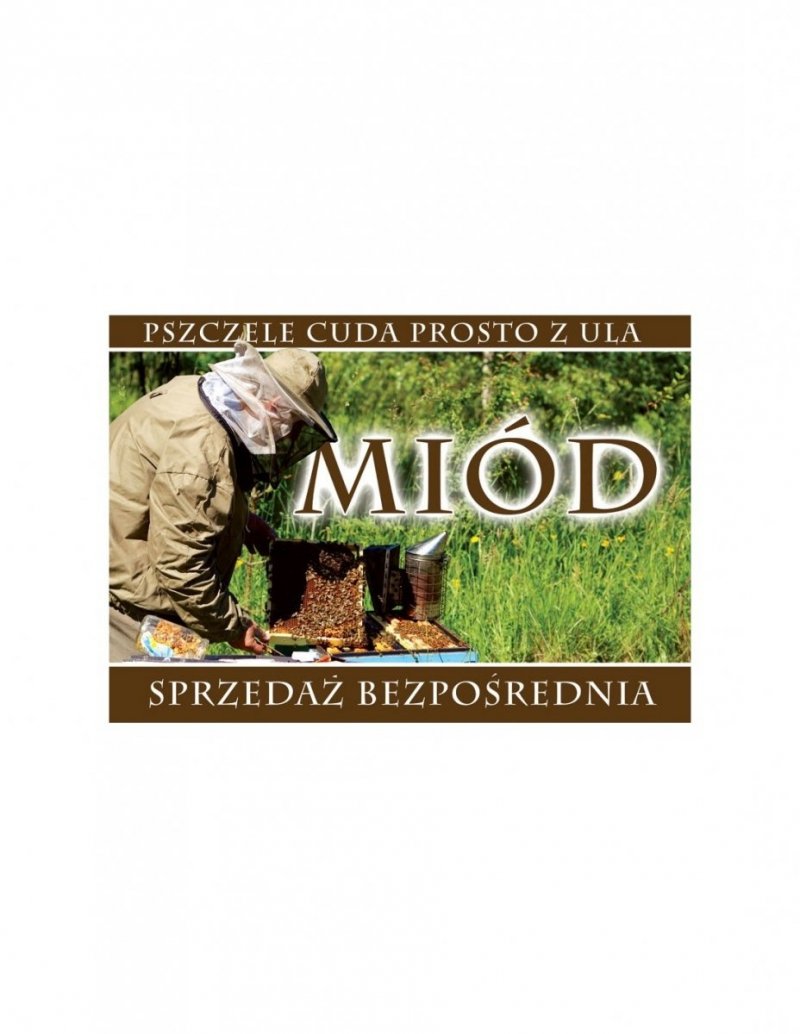 Duża tablica reklamowa 60 x 42 cm PCV
