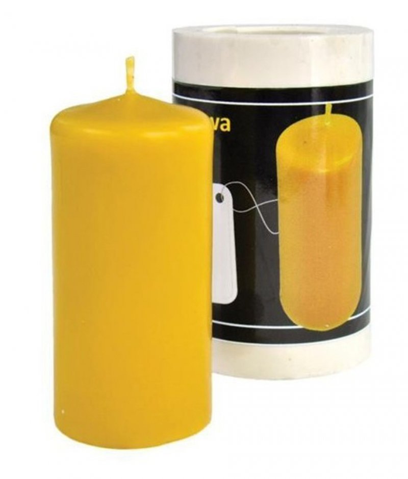 Silicone mould - smooth candle - 9cm high