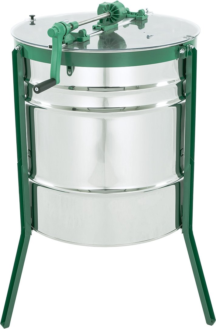 Miodarka diagonalna 4-ramkowa Ø640 mm, ramka: 4/8 D, 4 WP, ręczna – FUEGO