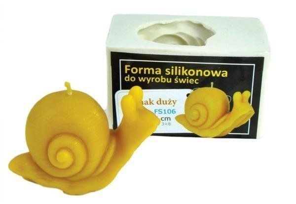 Forma silikonowa - Ślimak duży – wys. 5,5 cm