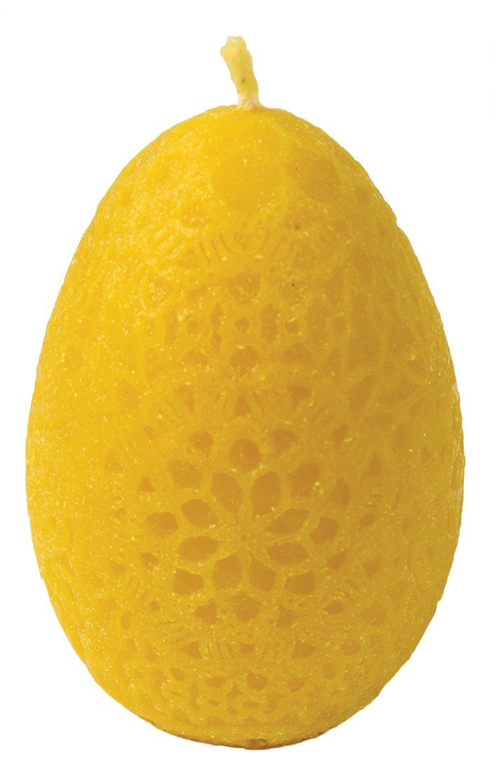 Forma silikonowa - Koronkowe jajko małe – wys. 8,5cm