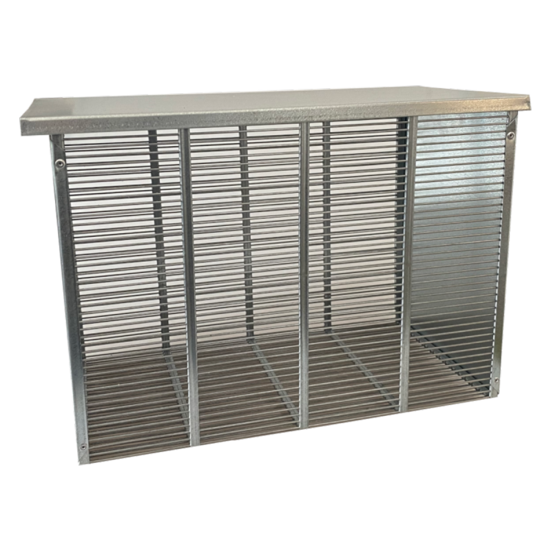 Izolator Wielkopolski 4-ramkowy z przykrywką (metalowy)