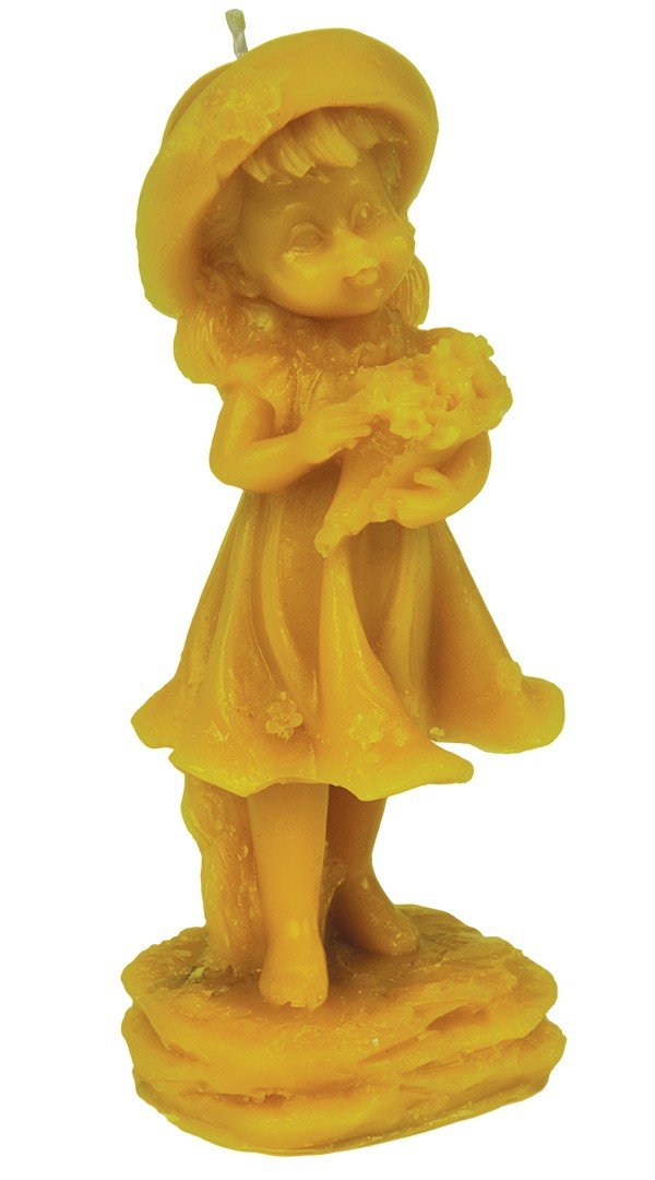 Forma silikonowa - Dziewczynka z kwiatami – wys. 12,5 cm