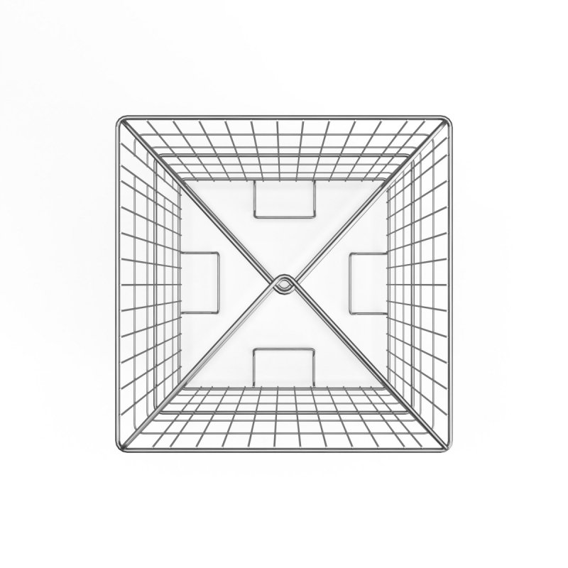 Kosz diagonalny, 4-ramkowy
