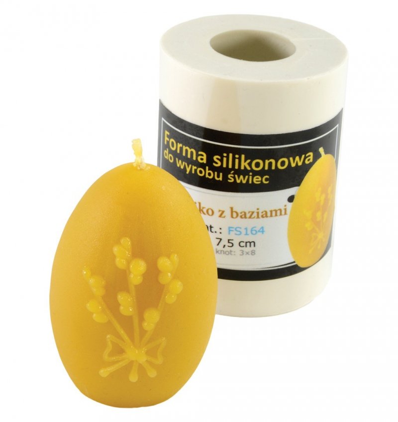 Forma silikonowa - Jajko z baziami – wys. 7,5cm