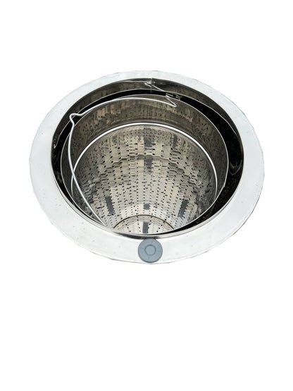 Duża topiarka parowa do wosku 30L (nierdzewna) 