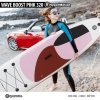 Pompowana deska SUP Stand Up Paddle 320cm z wiosłem i siedziskiem - HyperMotion WAVE BOOST PINK 320
