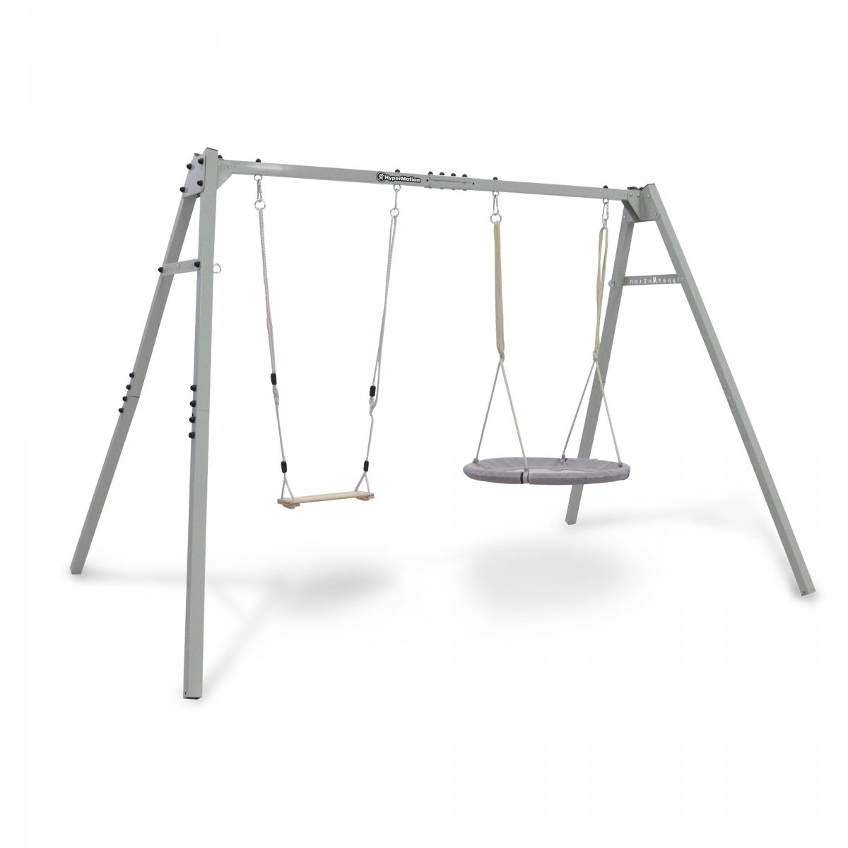Huśtawka ogrodowa 3w1 z akcesoriami HyperMotion – bocianie gniazdo, huśtawka i hamak