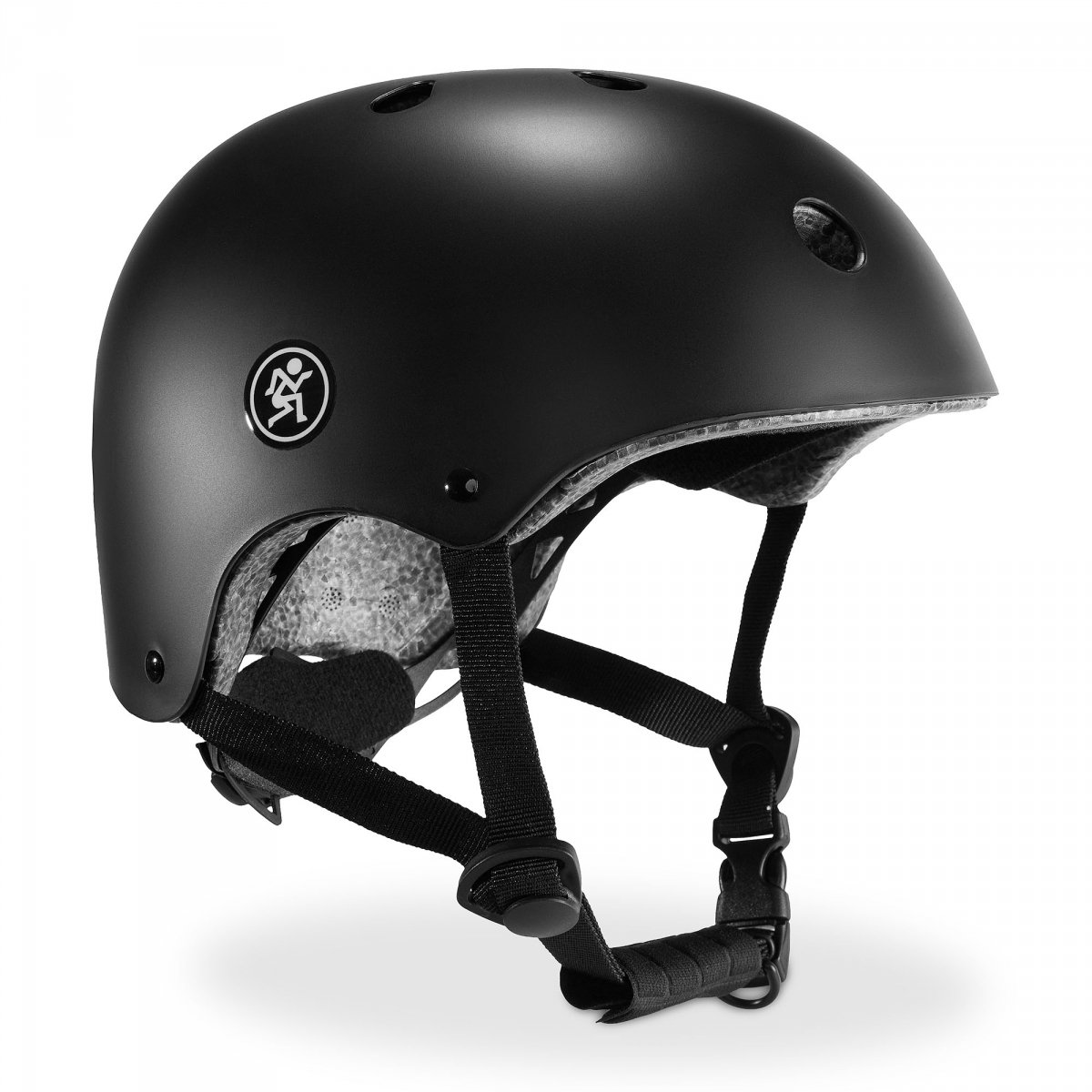 Kask dziecięcy na rower, hulajnogę HyperMotion rozmiar S (46-56 cm), kolor czarny, matowy