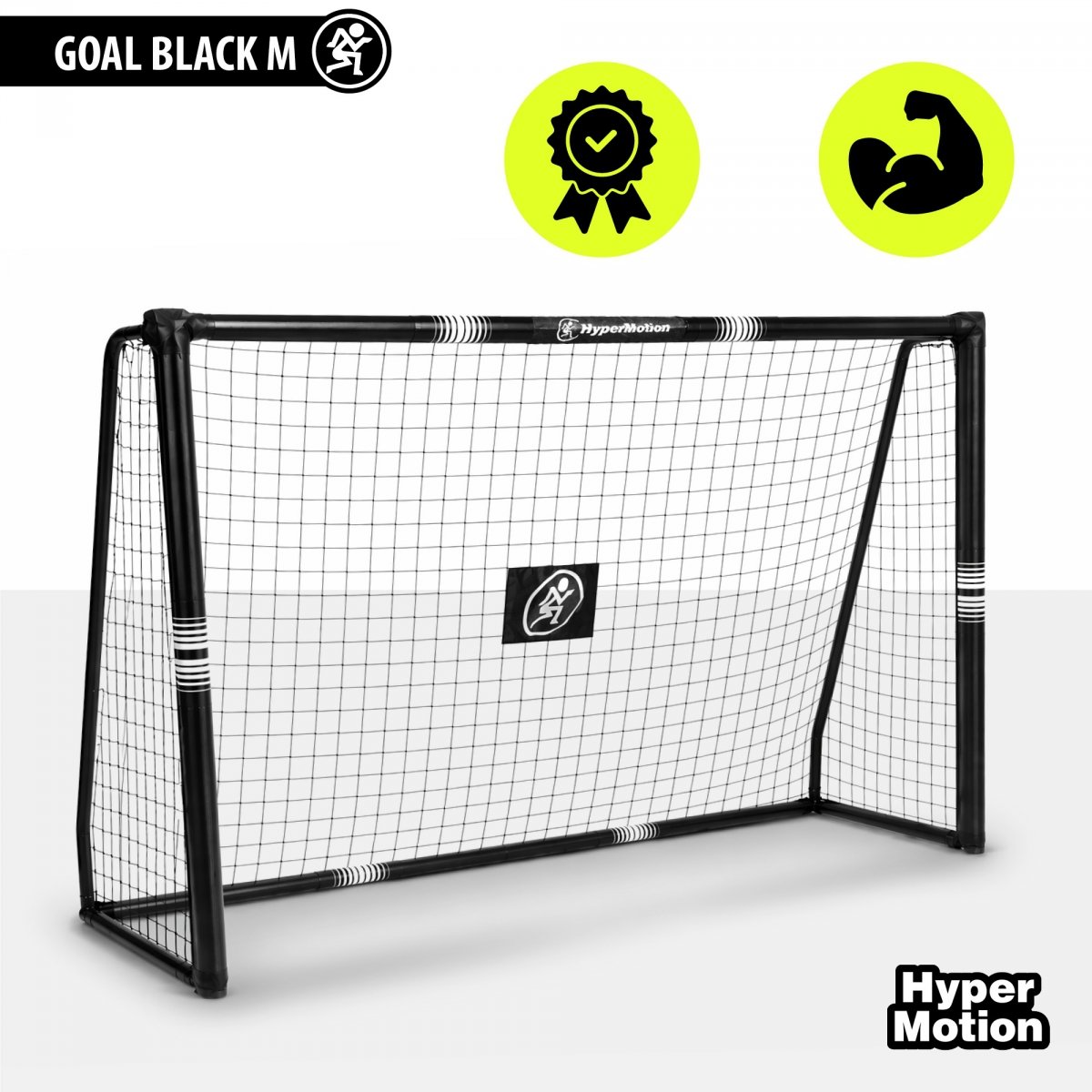 Bramka do piłki nożnej HyperMotion 240 × 160 cm – czarna