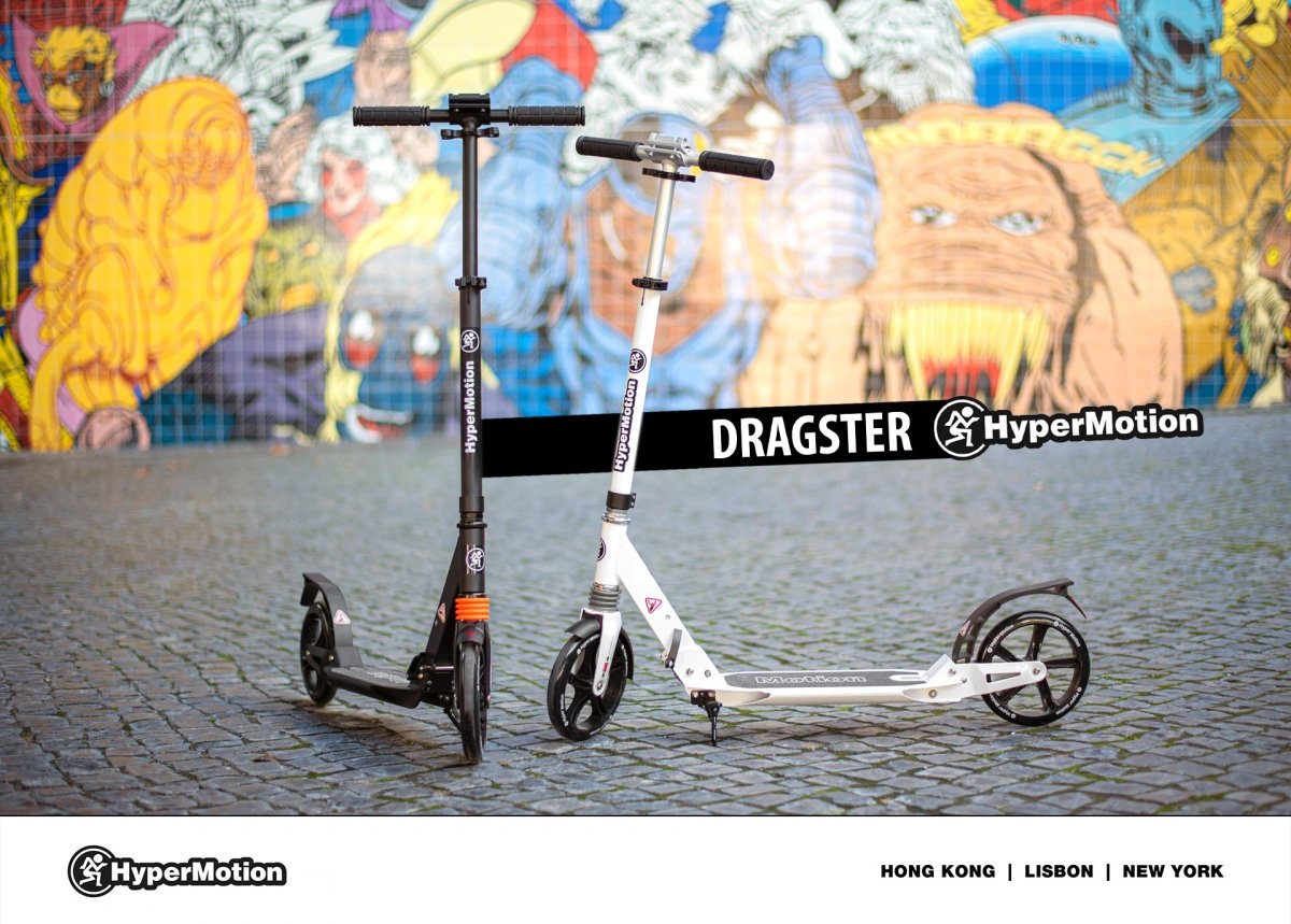 Hulajnoga HyperMotion DRAGSTER Czarna