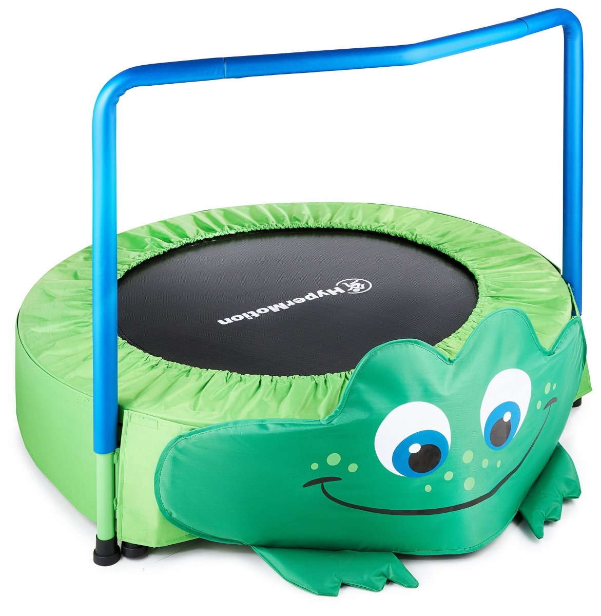 Żabka - trampolina mini dla dzieci - z rączką - 50kg max - 91cm -  do domu i ogrodu