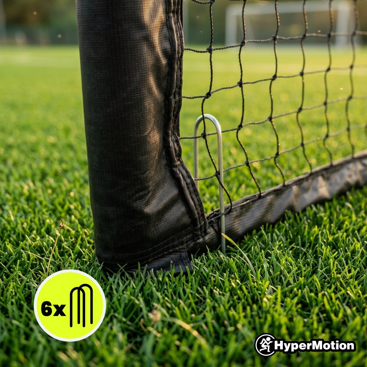 Bramka do piłki nożnej HyperMotion 240 × 160 cm – czarna