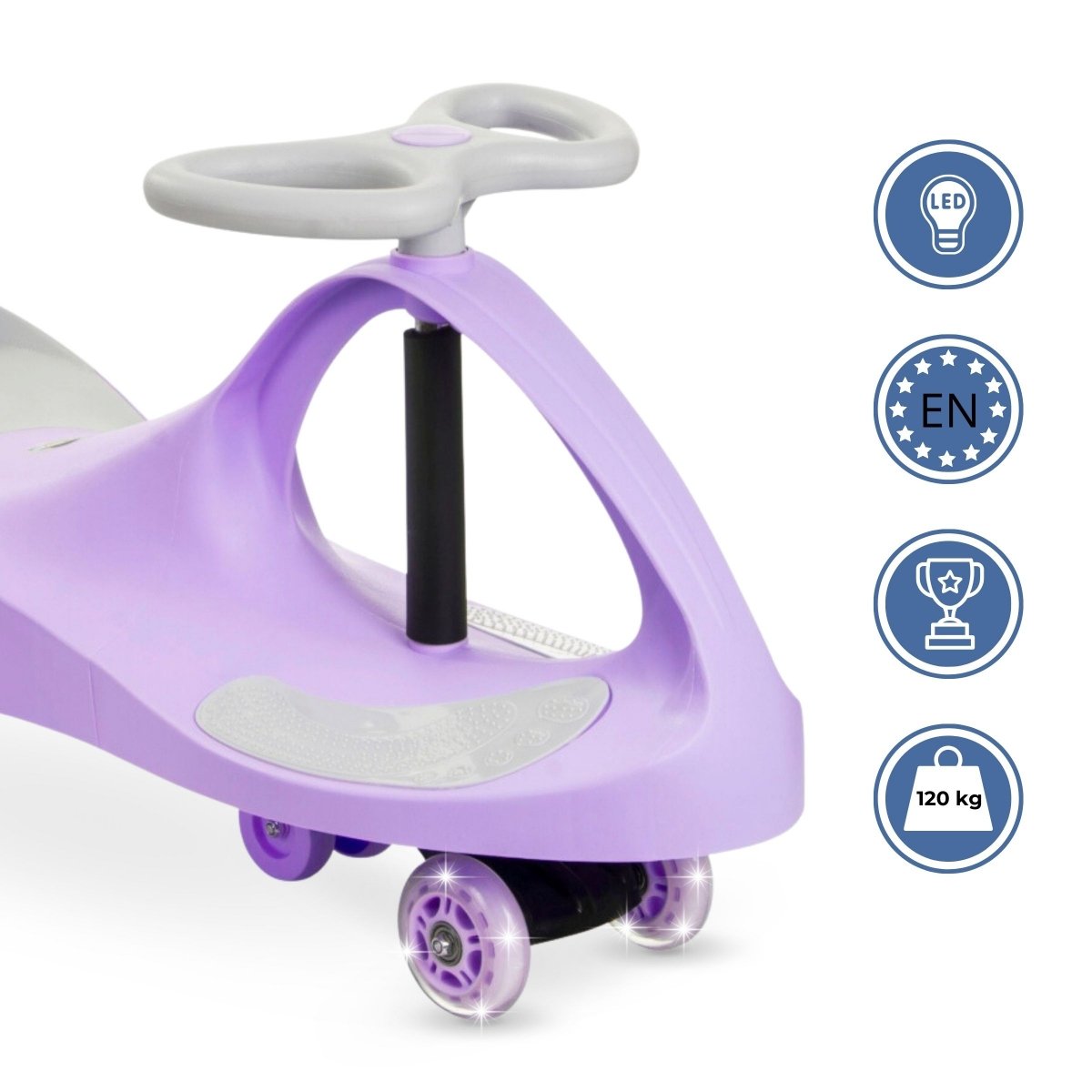 Pojazd dziecięcy TwistCar® - Pastelove + Świecące kółka