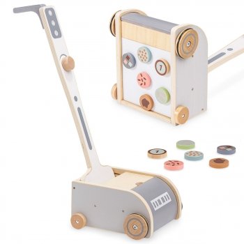 Drewniany, magnetyczny odkurzacz dla dzieci - zabawka do sprzątania