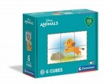 Puzzle Klocki Disney Zwierzęta 6 elem Clementoni 44011 Play for Future