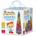 PIRAMIDA edukacyjna Literki i książeczka Pierwsze zabawy