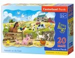 Puzzle 20 MAXI Extra Big Zwierzęta na farmie Castorland Wieś