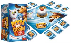  Boom Boom Psiaki i Kociaki Gra rodzinna Trefl  6+