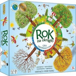 Rok na okragło Gra obserwacyjna Miesiące Pory Roku Gra Adamigo