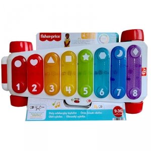 Fisher Price Duży edukacyjny ksylofon do ciągnięcia Cymbałki
