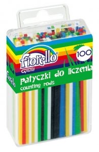 Patyczki do nauki Liczenia Szkolne kolorowe 100szt Fiorello