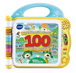Vtech Wielki Słownik 100 Pojazdów z Rodziną Treflików 
