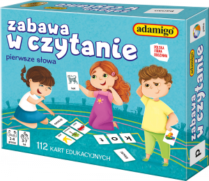 Zabawa w czytanie Gra Edu Nauka czytania Adamigo