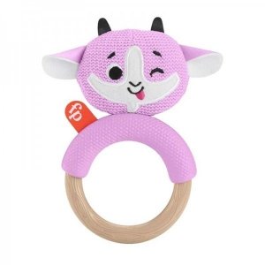 Fisher Price Gryzaczek Kózka dzianinowy z dzwiękiem GRR04
